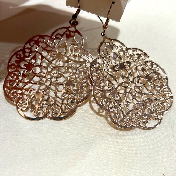 Jewelry Large Gold Earrings Poshmark